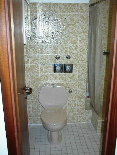 Das alte WC in der Ferienwohnung in Gr&ouml;mitz